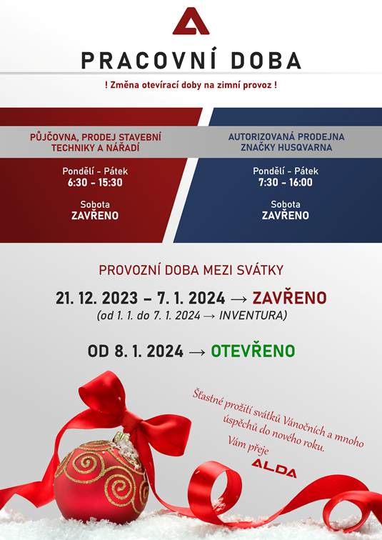 Provozn doba mezi svtky